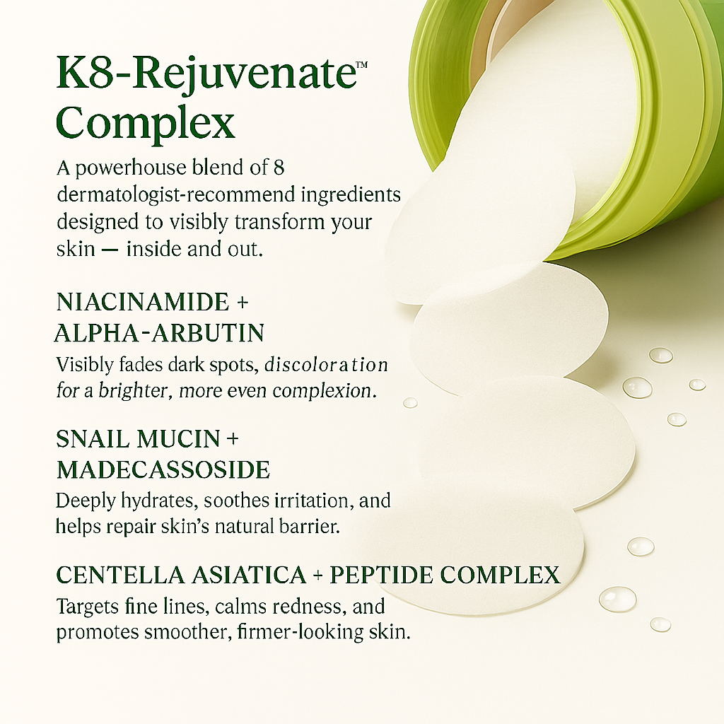 Kiyu Beauty Radiance Renewal Toner Pads