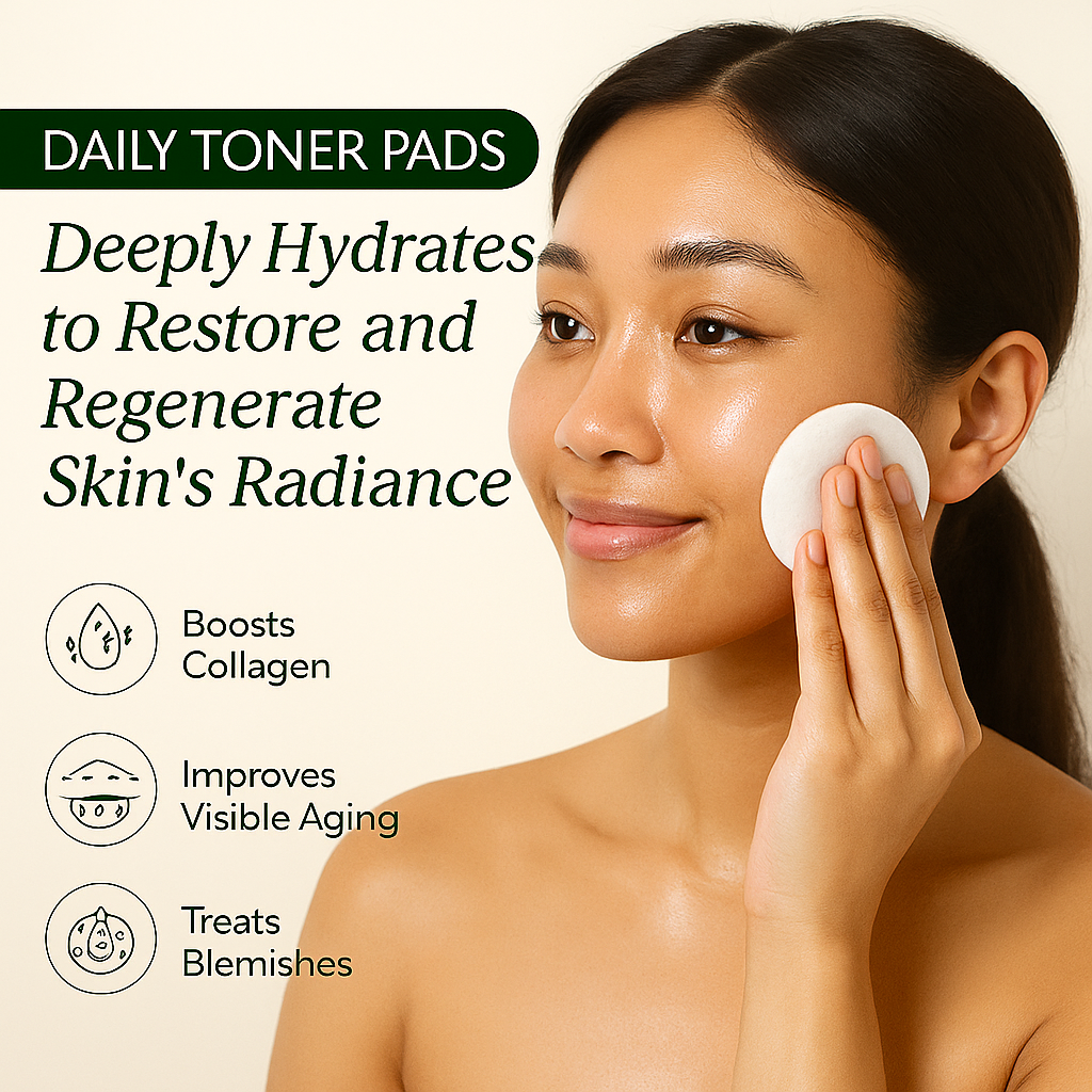 Kiyu Beauty Radiance Renewal Toner Pads